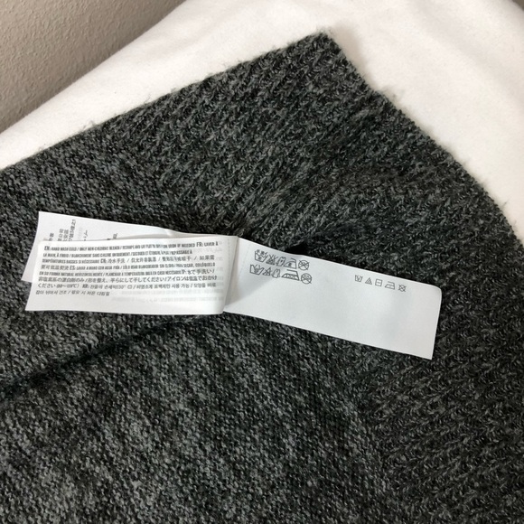 Abercrombie And  Fitch Wool Blend Soft Open Waterfall Marled Gray Cardigan XS/S - Picture 12 of 14